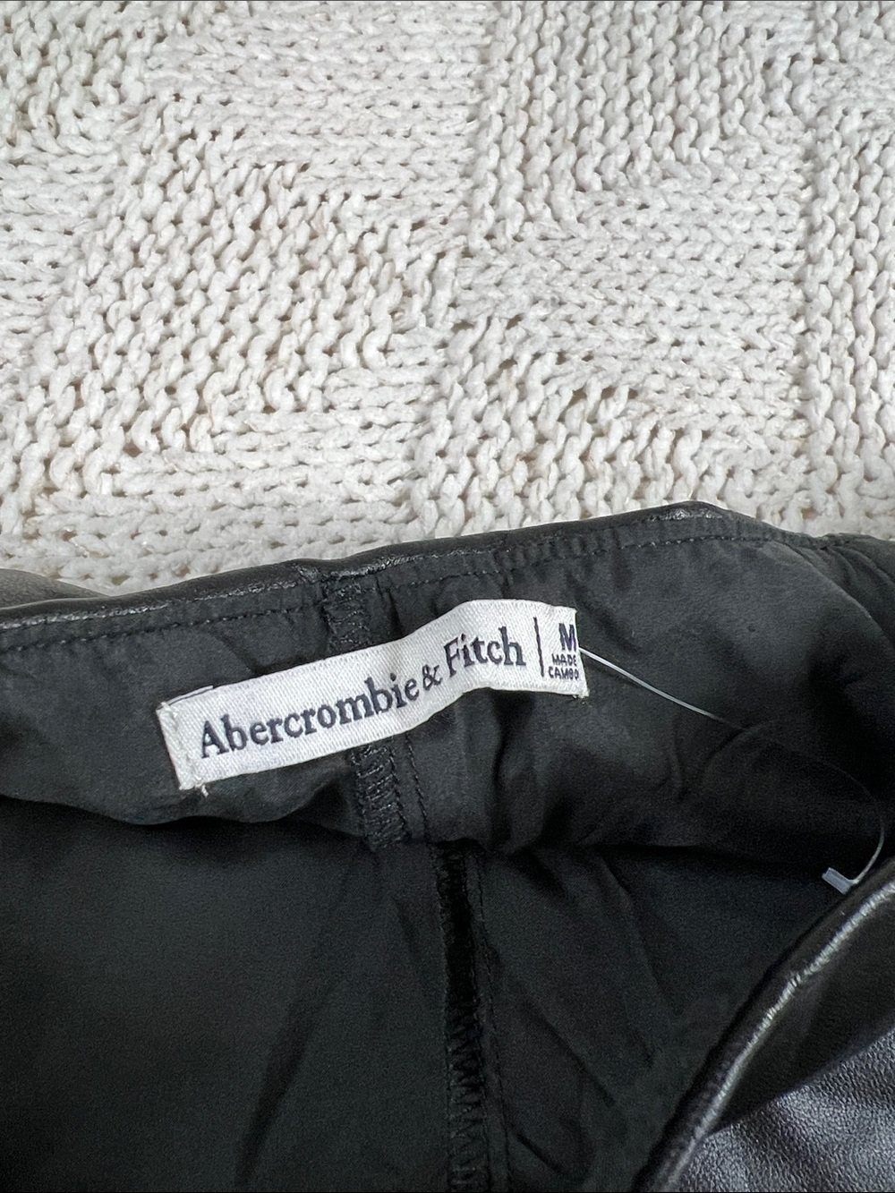 Abercrombie & Fitch Faux Leather Skort - Picture 5 of 9